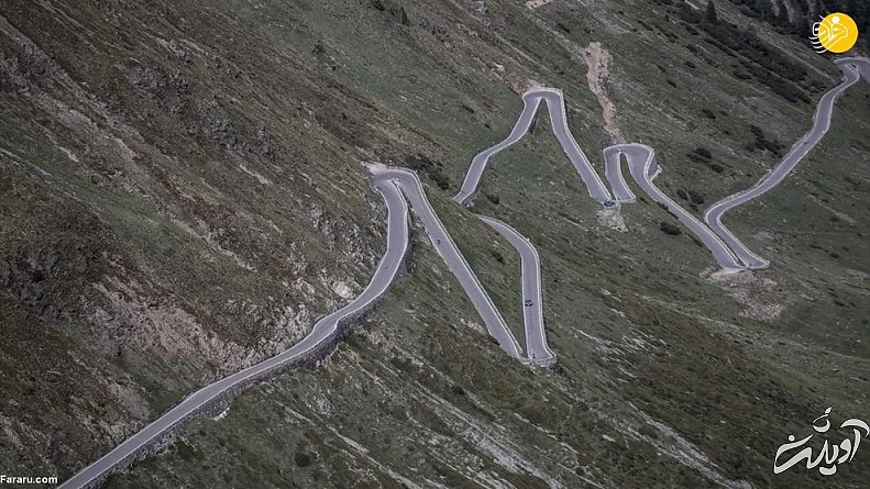 (تصاویر) خطرناک&zwnj;ترین جاده جهان در دامنه آلپ